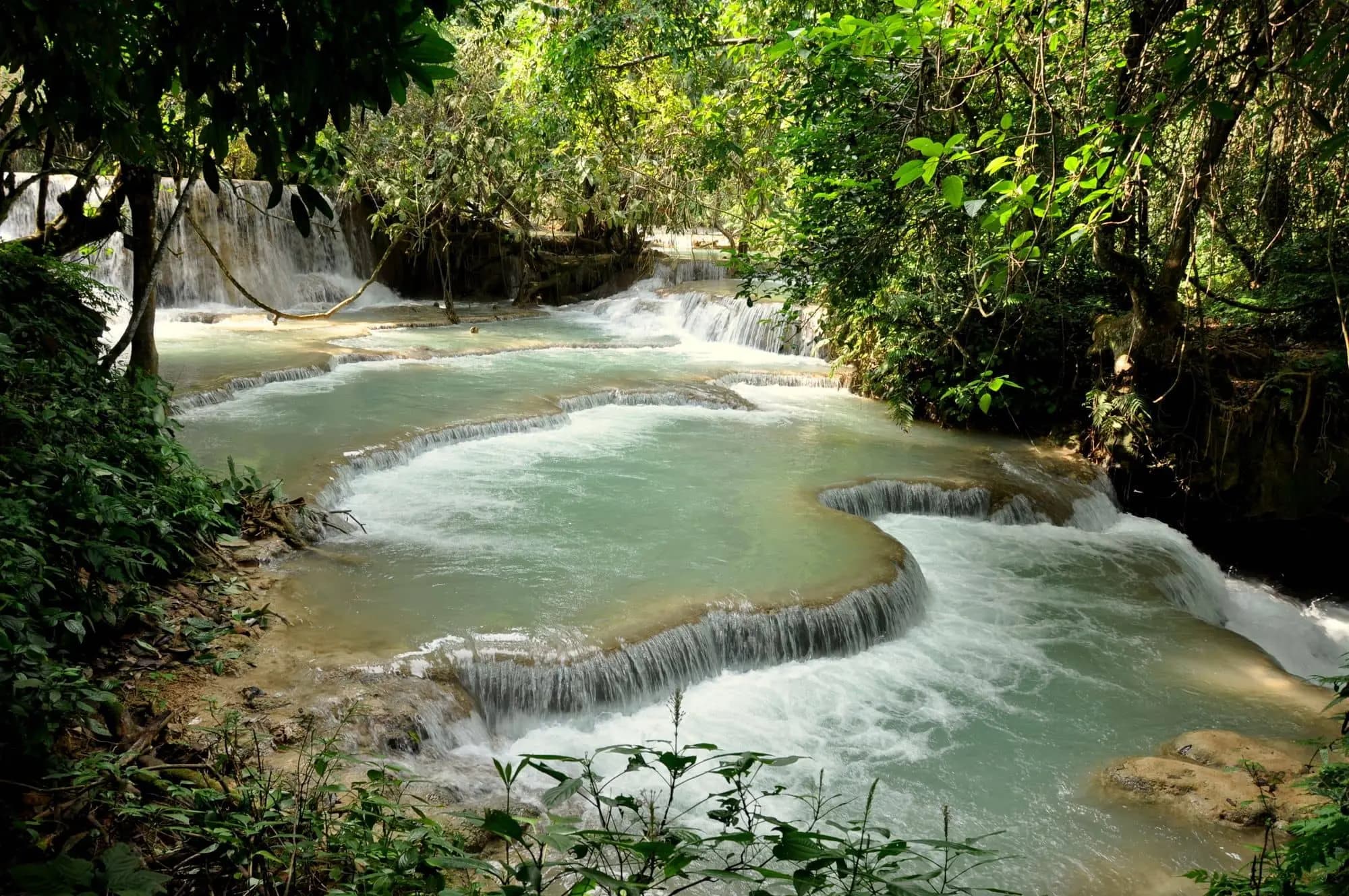 chutes d’eau de Kuang Si, proches de Luang Prabang, au nord du Laos